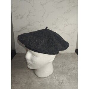 Vintage P.R.T. Ultrabasque 100% Wool Beret Hat Made in Czech Republic 80s 90s